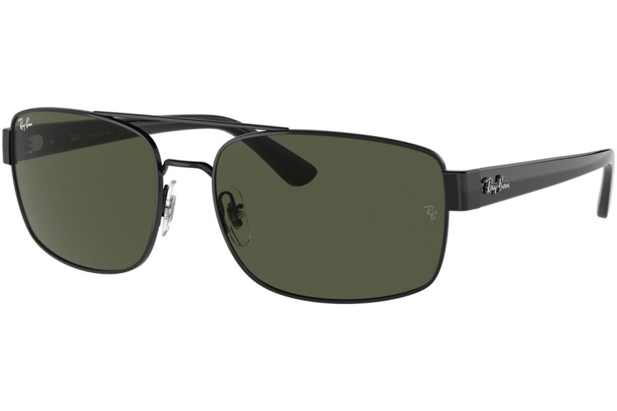 Sluneční brýle Ray-Ban RB3687 002/31 Obdélníkové Černé