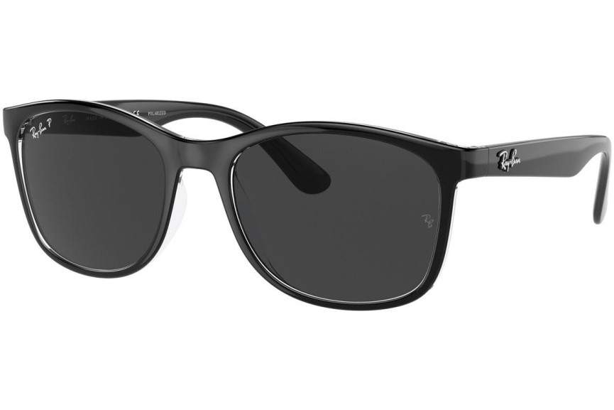 Sluneční brýle Ray-Ban RB4374 603948 Polarized Squared Černé