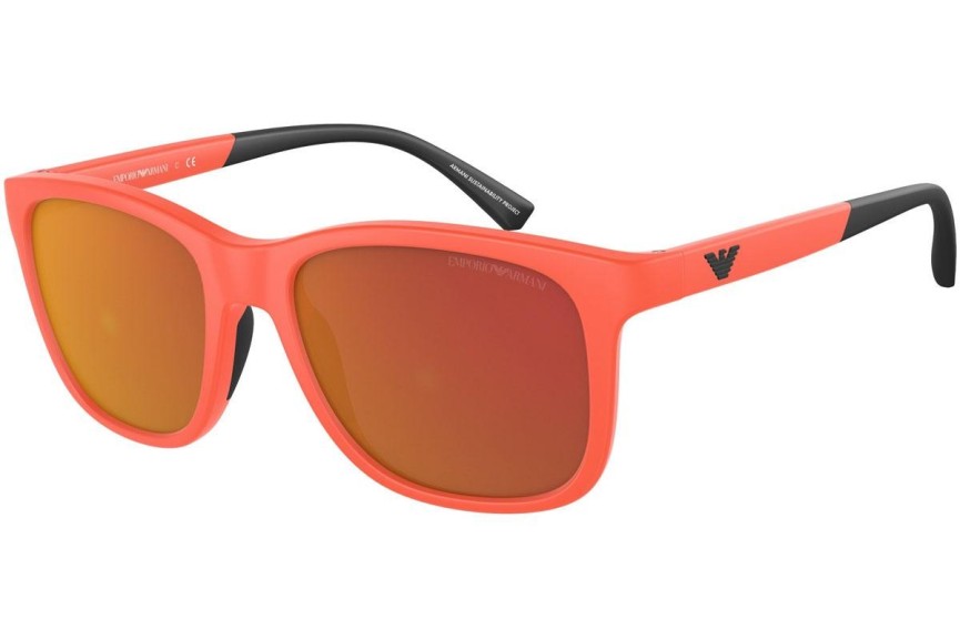 Sluneční brýle Emporio Armani EA4184 59326Q Squared Oranžové