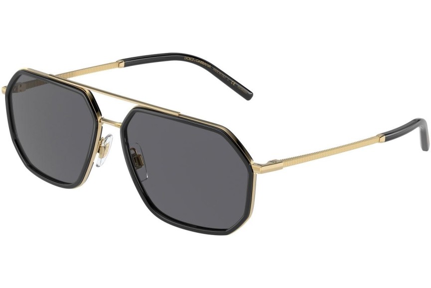 Sluneční brýle Dolce & Gabbana DG2285 02/81 Polarized Pilot Zlaté