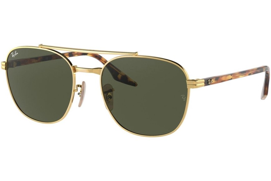 Sluneční brýle Ray-Ban RB3688 001/31 Squared Zlaté