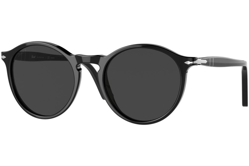 Sluneční brýle Persol PO3285S 95/48 Polarized Okrouhlé Černé