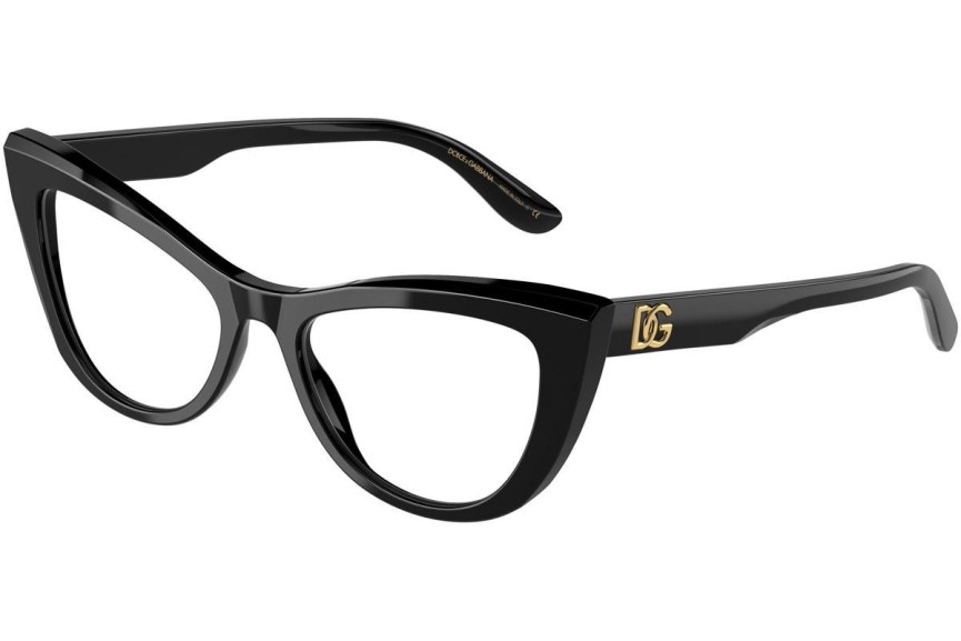 Brýle Dolce & Gabbana DG3354 501 Cat Eye Černé