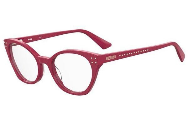 Brýle Moschino MOS582 C9A Cat Eye Červené