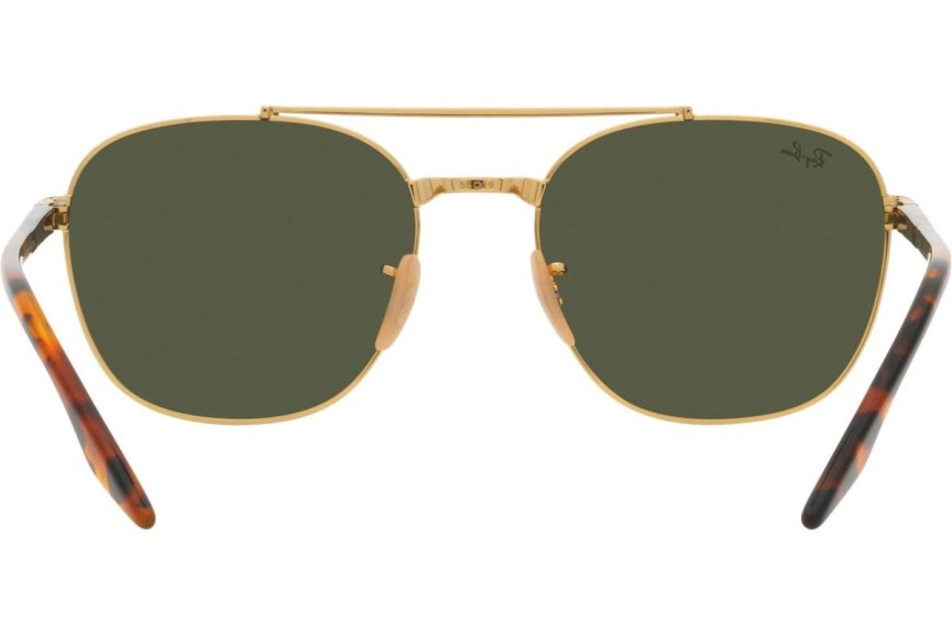 Sluneční brýle Ray-Ban RB3688 001/31 Squared Zlaté