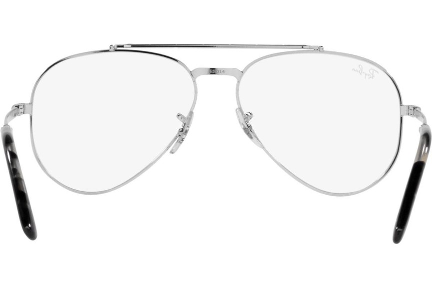 Brýle Ray-Ban New Aviator RX3625V 2501 Pilot Stříbrné