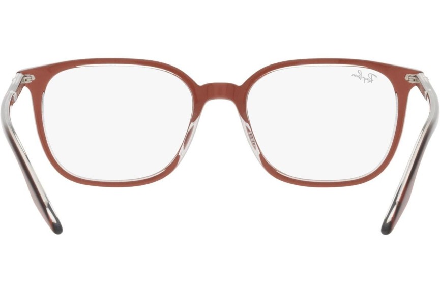 Brýle Ray-Ban RX5406 8171 Squared Hnědé