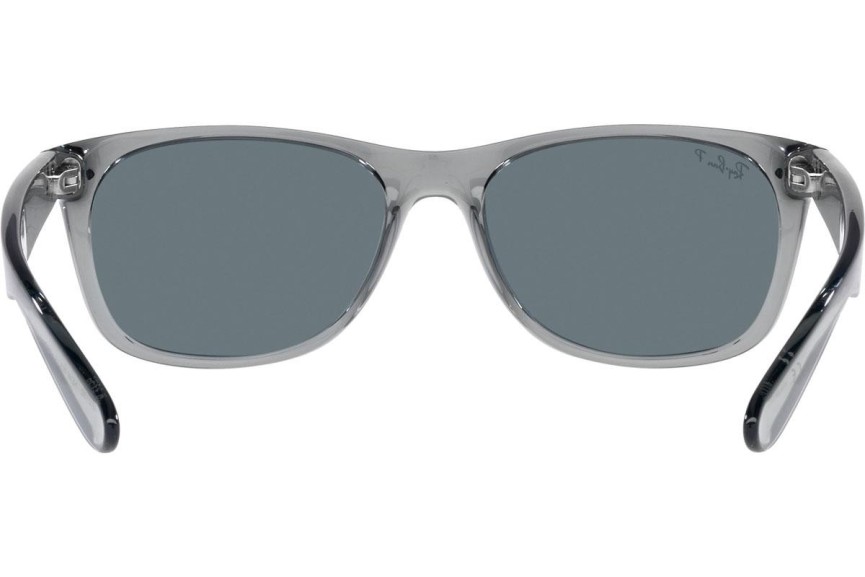 Sluneční brýle Ray-Ban New Wayfarer RB2132 64503R Polarized Squared Šedé