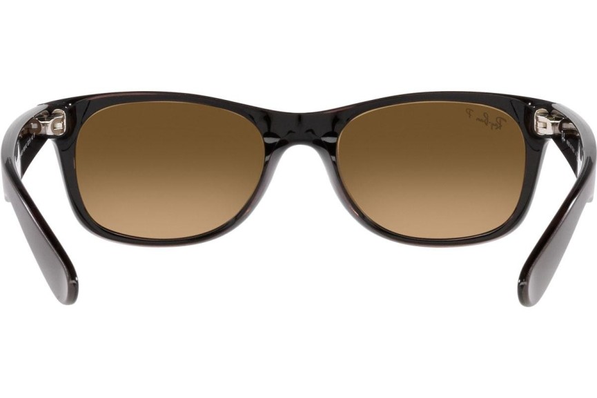 Sluneční brýle Ray-Ban New Wayfarer RB2132 6608M2 Polarized Squared Hnědé