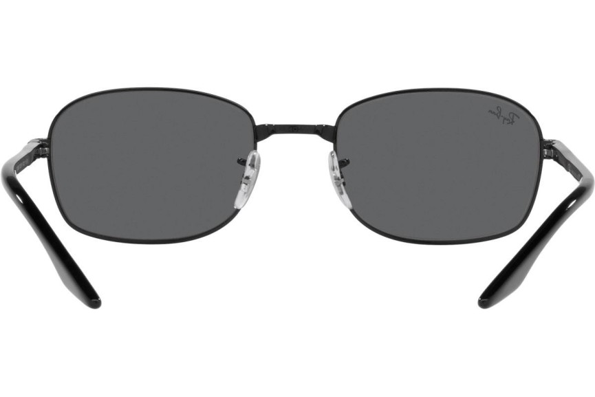 Sluneční brýle Ray-Ban RB3690 002/B1 Obdélníkové Černé