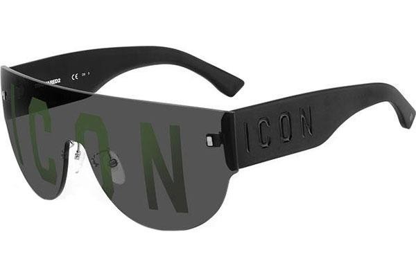 Sluneční brýle Dsquared2 ICON0002/S 807/XR Jednolité | Shield Černé