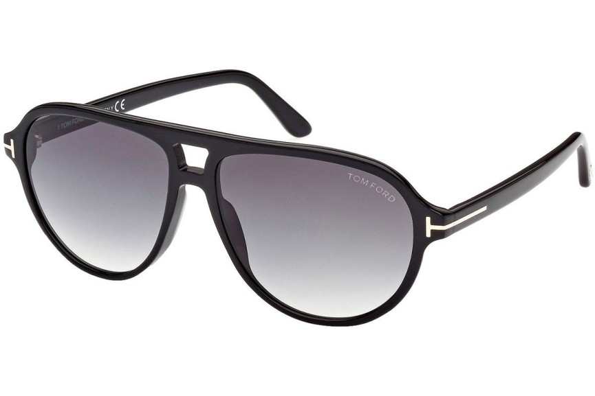 Sluneční brýle Tom Ford FT0932 01B Pilot Černé