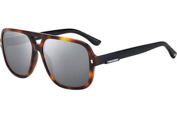 Sluneční brýle Dsquared2 D20003/S 05L/T4 Pilot Havana