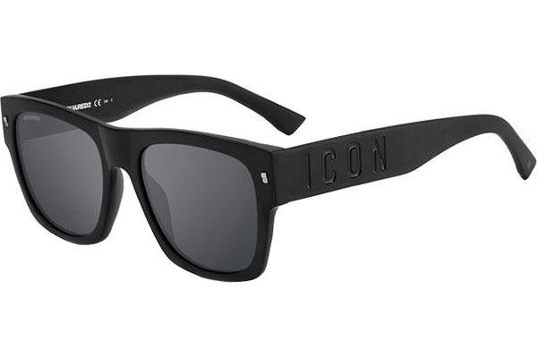 Sluneční brýle Dsquared2 ICON0004/S 003/T4 Squared Černé