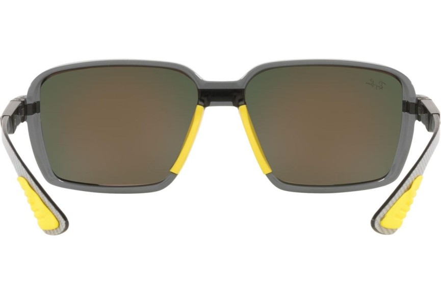 Sluneční brýle Ray-Ban Scuderia Ferrari Collection RB8360M F6726Q Obdélníkové Šedé