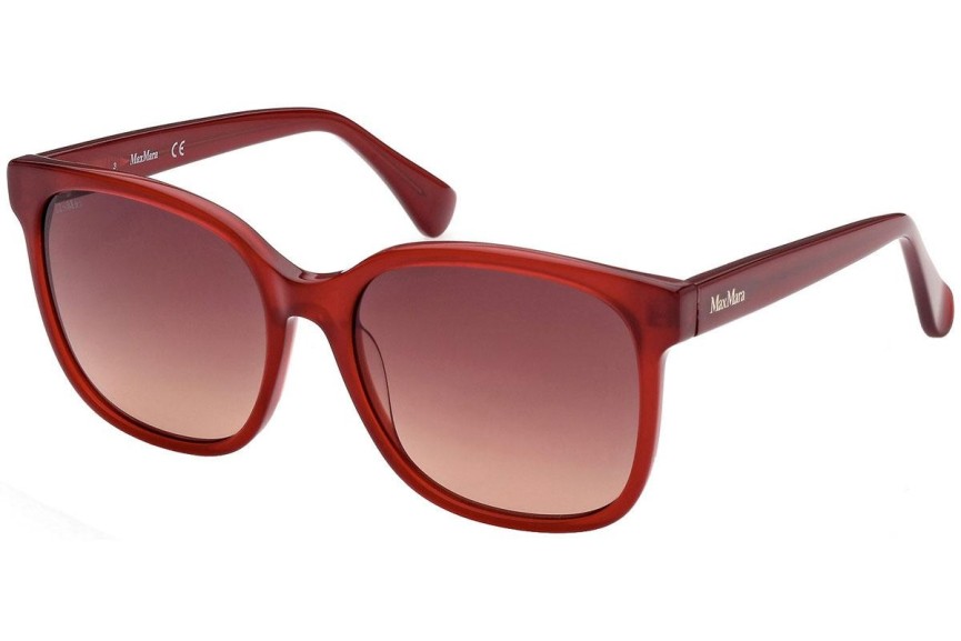 Sluneční brýle Max Mara MM0025 66F Squared Červené