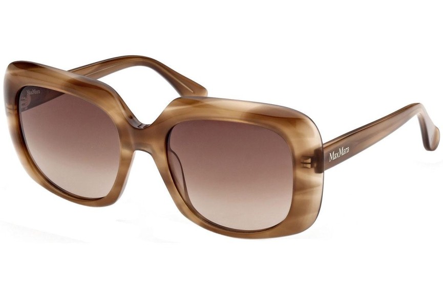 Sluneční brýle Max Mara MM0038 47F Obdélníkové Hnědé