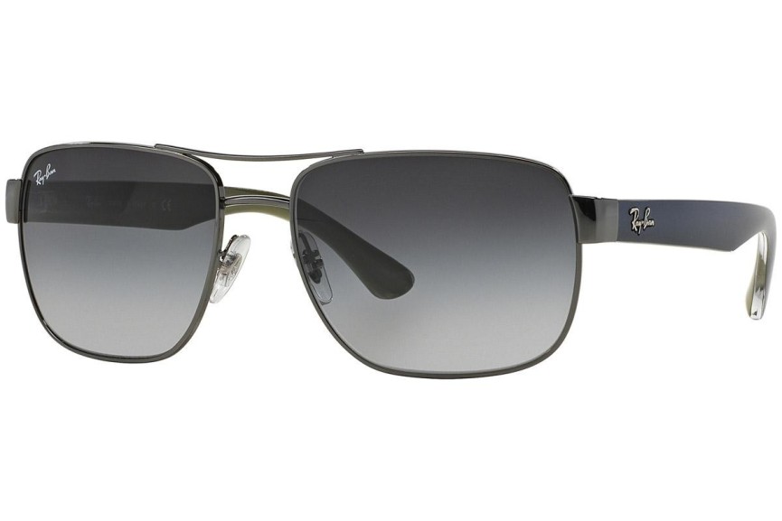 Sluneční brýle Ray-Ban RB3530 004/8G Obdélníkové Stříbrné