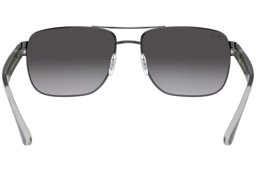 Sluneční brýle Ray-Ban RB3530 004/8G Obdélníkové Stříbrné