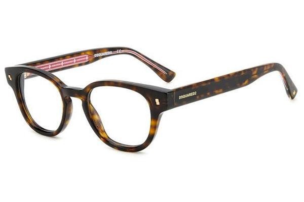 Brýle Dsquared2 D20057 086 Okrouhlé Havana