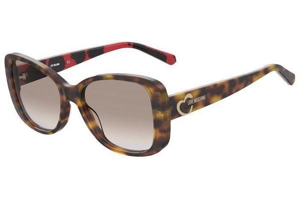 Sluneční brýle Love Moschino MOL054/S GCR/HA Cat Eye Havana