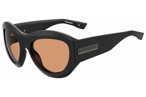 Sluneční brýle Dsquared2 D20072/S 8LZ/W7 Cat Eye Černé