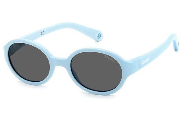 Sluneční brýle Polaroid Junior PLDK004/S MVU/M9 Polarized Oválné Modré