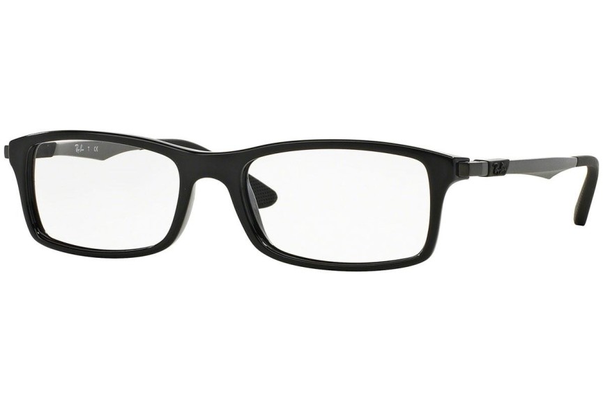 Brýle Ray-Ban RX7017 2000 Obdélníkové Černé