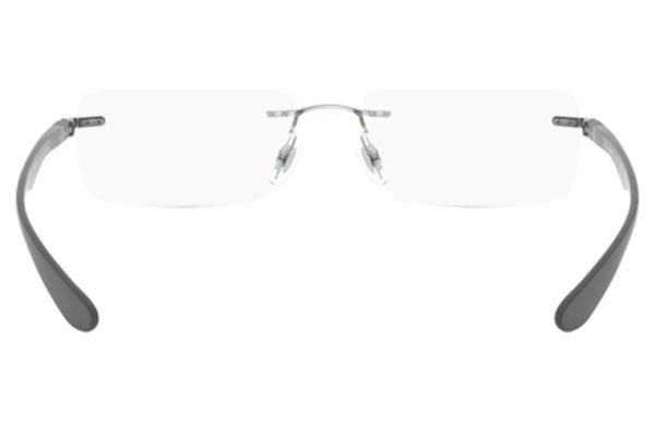 Brýle Ray-Ban RX8724 1218 Obdélníkové Stříbrné