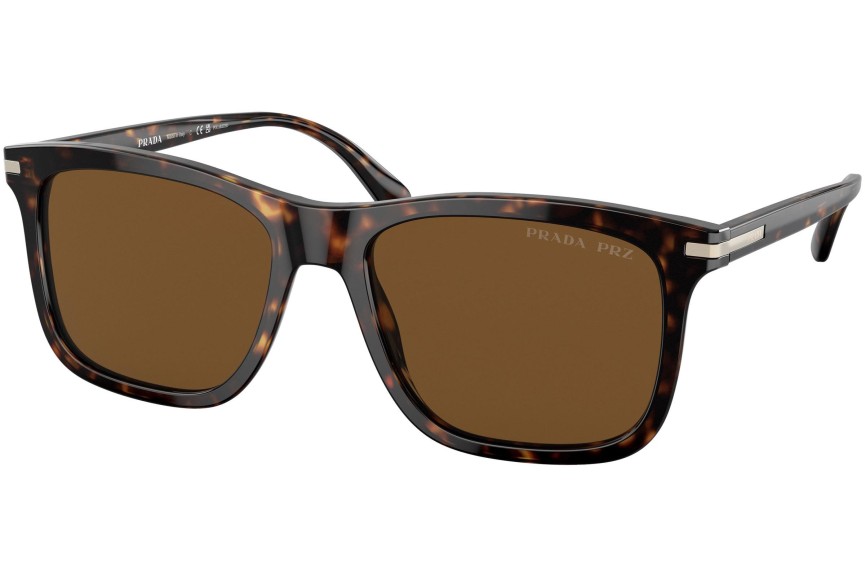 Sluneční brýle Prada PR18WS 2AU01D Polarized Squared Havana