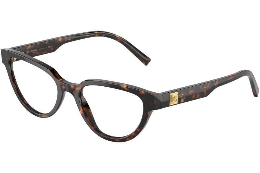 Brýle Dolce & Gabbana DG3358 502 Cat Eye Havana