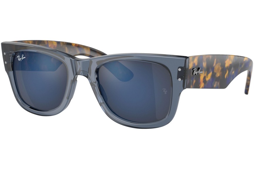 Sluneční brýle Ray-Ban Mega Wayfarer RB0840S 6638O4 Squared Modré