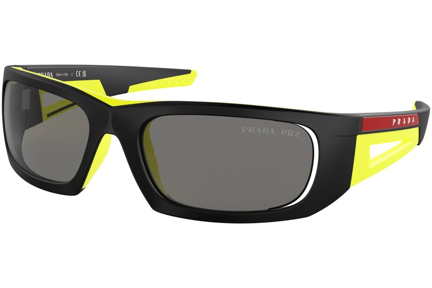 Sluneční brýle Prada Linea Rossa PS02YS 17G02G Polarized Obdélníkové Černé