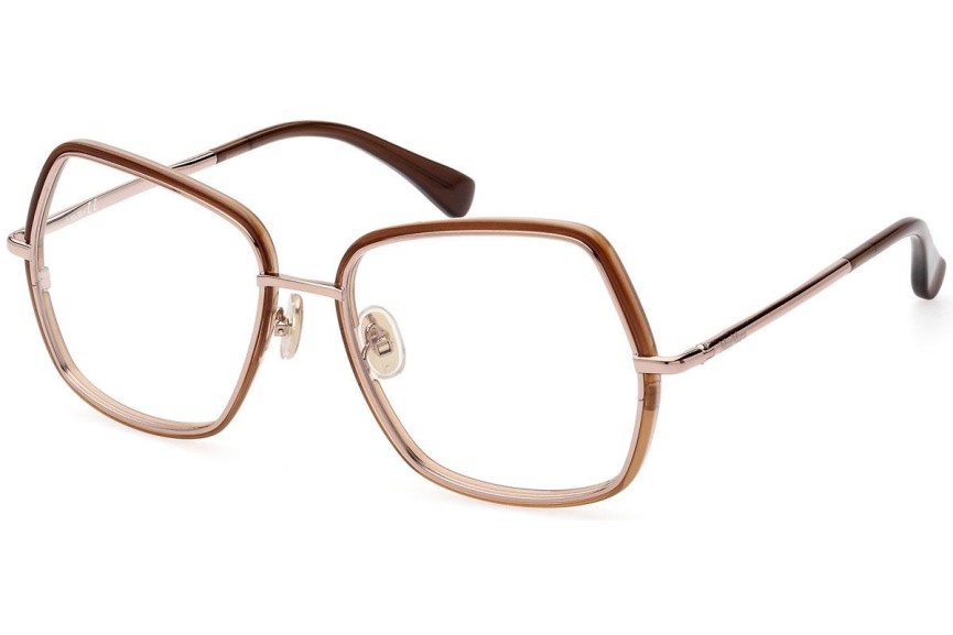 Brýle Max Mara MM5076 038 Squared Zlaté