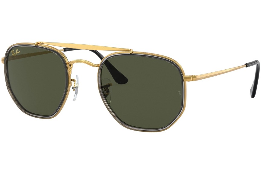 Sluneční brýle Ray-Ban The Marshal II RB3648M 923931 Squared Zlaté