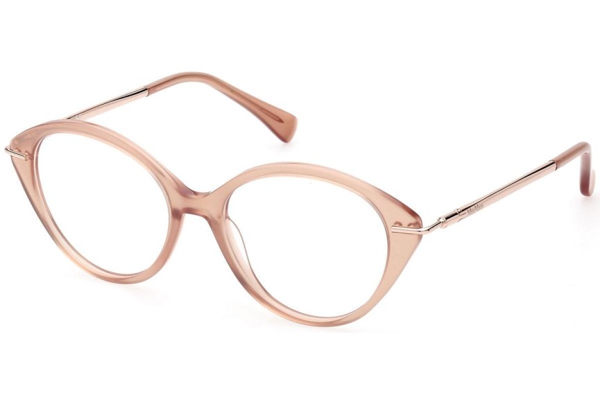 Brýle Max Mara MM5075 059 Okrouhlé Béžové