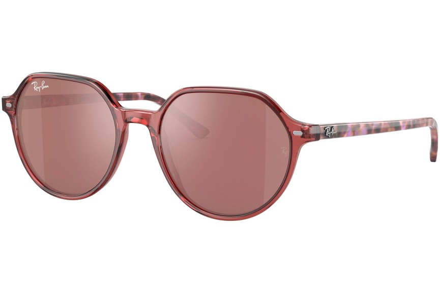 Sluneční brýle Ray-Ban Thalia RB2195 66372K Okrouhlé Růžové