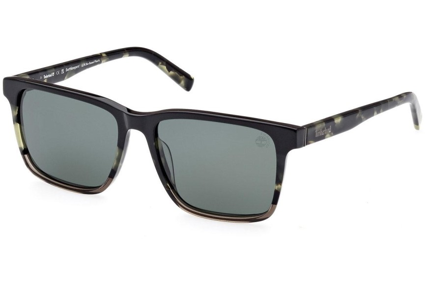 Sluneční brýle Timberland TB9306 53R Polarized Squared Havana