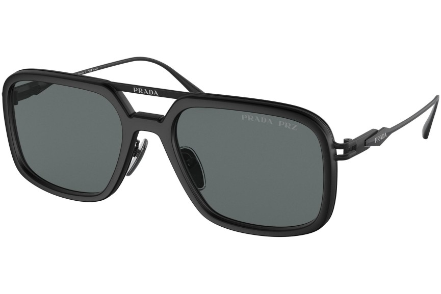 Sluneční brýle Prada PR57ZS 1BO5Z1 Polarized Squared Černé