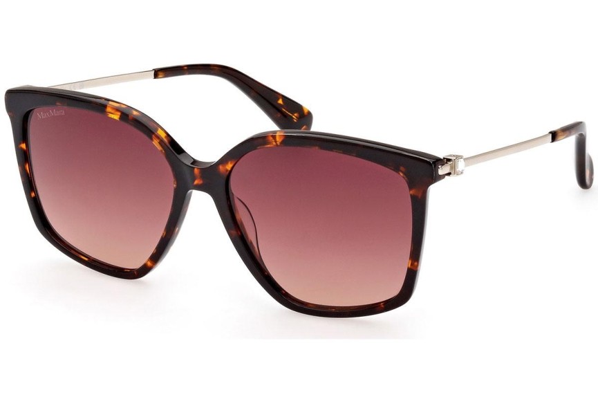 Sluneční brýle Max Mara MM0055 52F Squared Havana