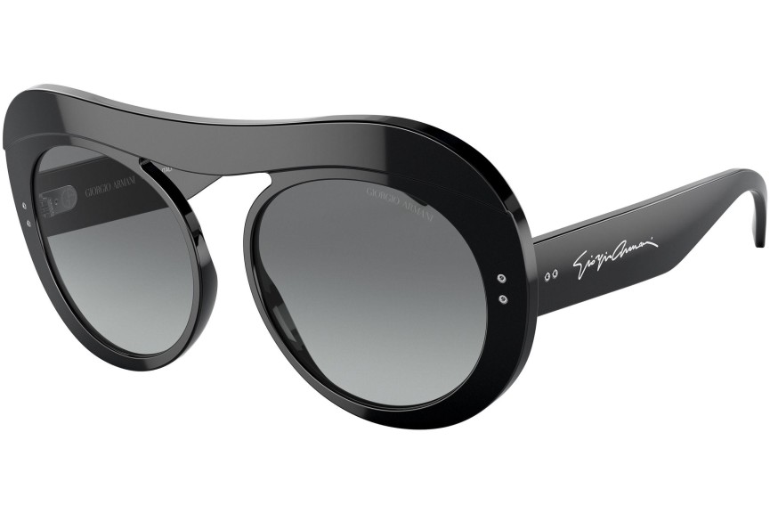 Sluneční brýle Giorgio Armani AR8178 500111 Okrouhlé Černé