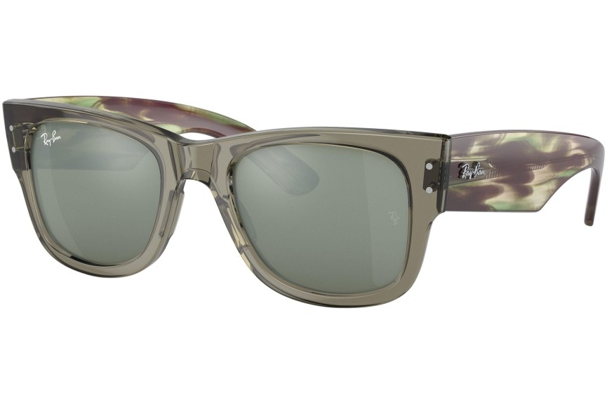 Sluneční brýle Ray-Ban Mega Wayfarer RB0840S 66355C Squared Zelené