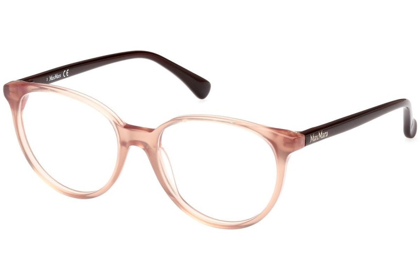 Brýle Max Mara MM5084 045 Okrouhlé Hnědé