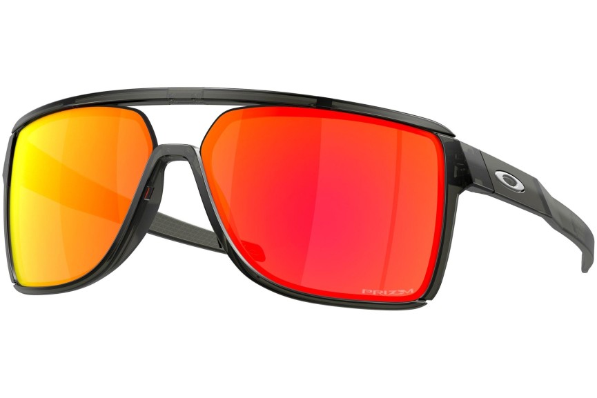 Sluneční brýle Oakley Castel OO9147-05 Squared Šedé