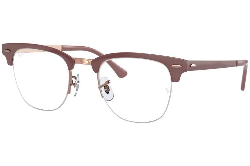 Brýle Ray-Ban Clubmaster Metal RX3716VM 2973 Browline Hnědé