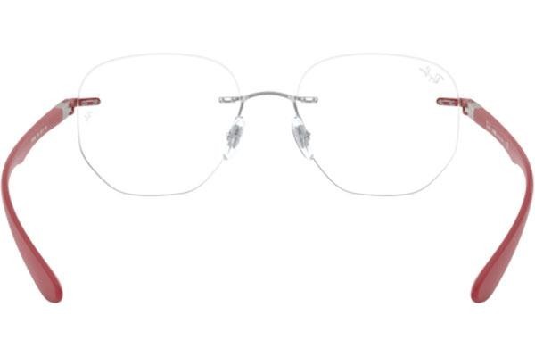 Brýle Ray-Ban RX8766 1215 Okrouhlé Stříbrné