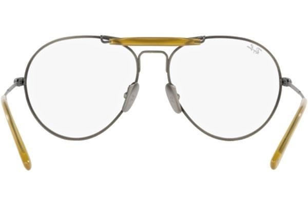 Brýle Ray-Ban Titanium Collection RX8063V 1223 Pilot Stříbrné