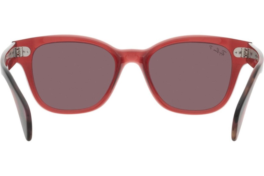 Sluneční brýle Ray-Ban RB0880S 6639AF Polarized Squared Růžové