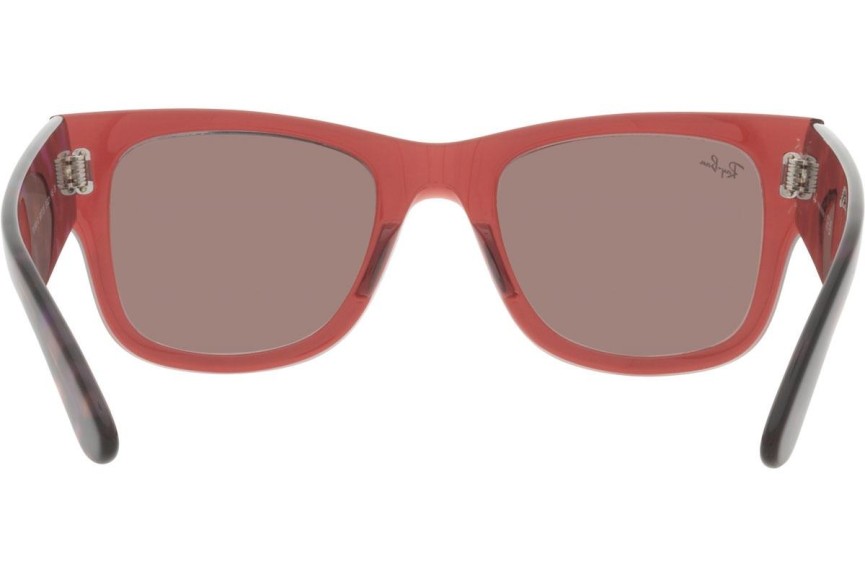 Sluneční brýle Ray-Ban Mega Wayfarer RB0840S 66372K Squared Růžové