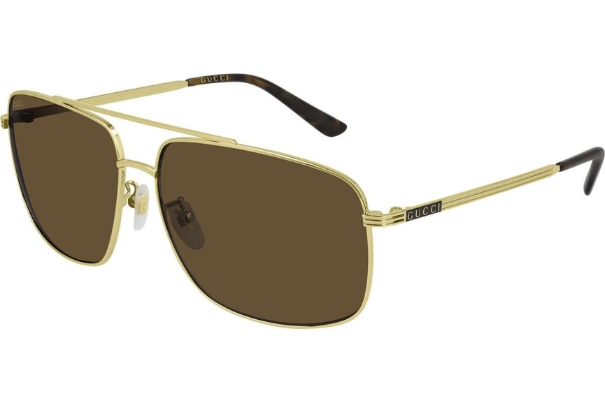 Sluneční brýle Gucci GG0836SK 002 Polarized Pilot Zlaté